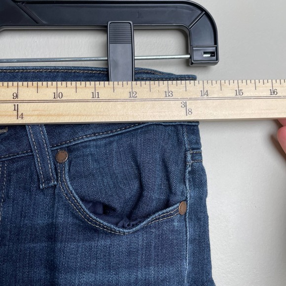 Paige Dark Wash Denim Light Weight 5 Pocket Skinny Jeans 26 - Picture 6 of 14